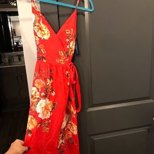 NEVER WORN! Red wrap dress